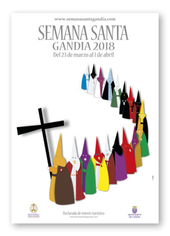 Presentación del Passio, la Guía de Procesiones y el Cartel anunciador de la Semana Santa de Gandia 2018