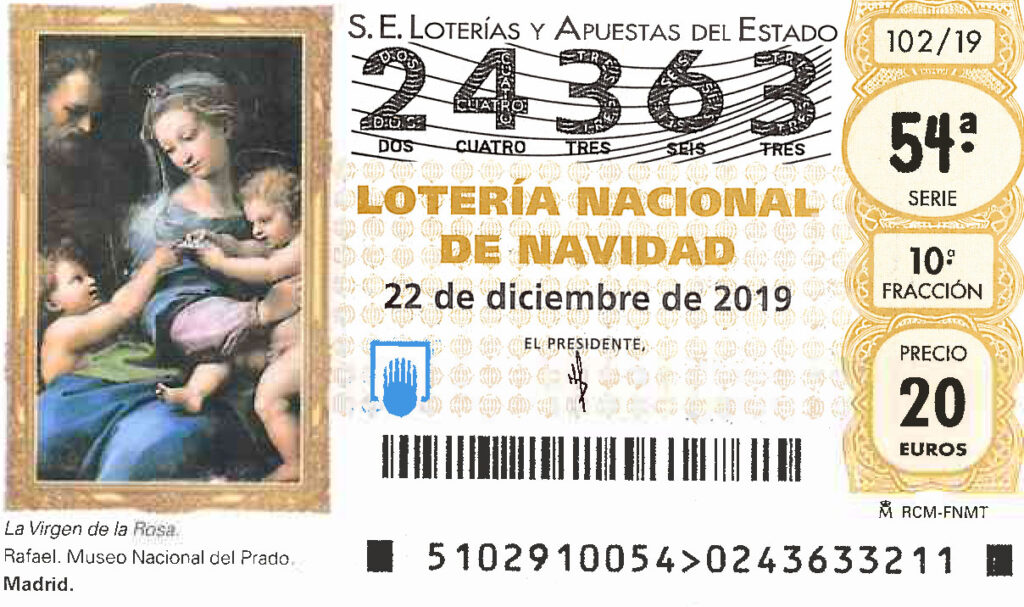 Lotería de Navidad 2019